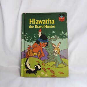 Vintages Hiawatha The Brave Hunter Childrens Book 1979 Walt Disney hardcover